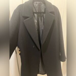 Uniqlo Black Trench Coat